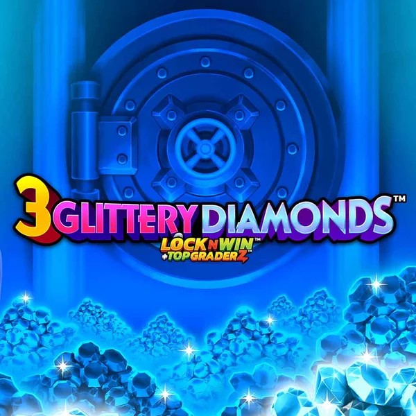 3 Glittery Diamonds slot visual from PearFiction Studios available on reeelson.com