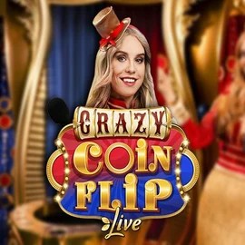 Crazy Coin Flip game by Evolution – logo hosted on O'Reels Casino UK