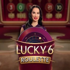 Lucky 6 Roulette slot logo by Pragmatic Play at O'Reels Casino UK