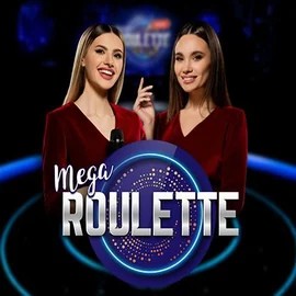 Official Live Casino logo: Mega Roulette by Pragmatic Play at O'Reels Casino UK